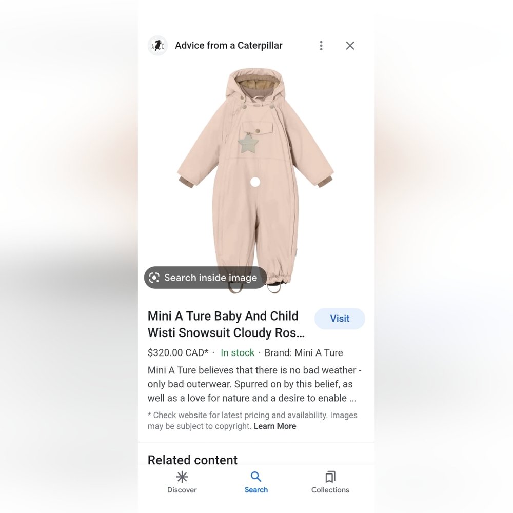 Mini A Ture Snowsuit
